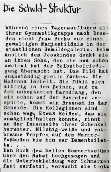 Die Tödliche Doris — Das Typische Ding