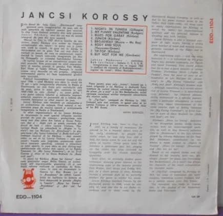 Iancsy Körössy — Seria Jazz Nr. 1