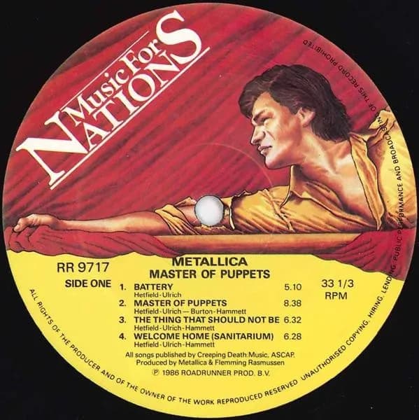 Metallica — Master Of Puppets