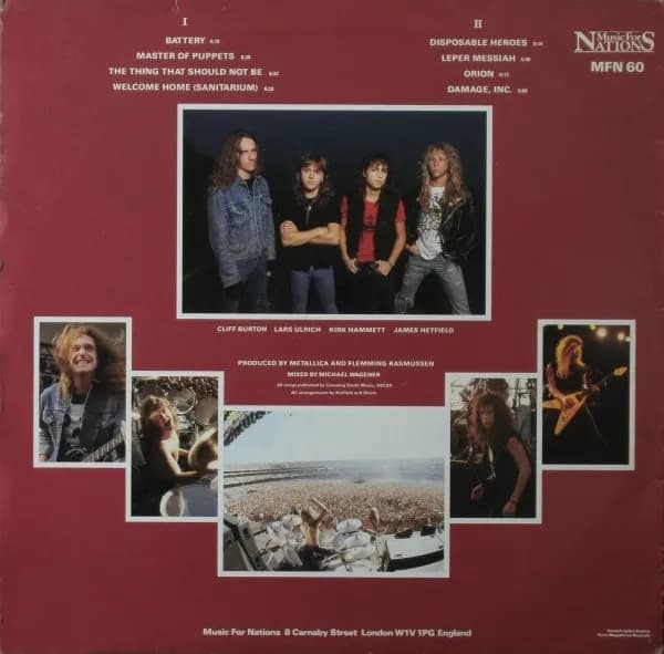 Metallica — Master Of Puppets
