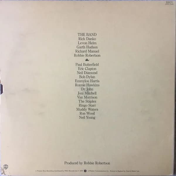 The Band — The Last Waltz