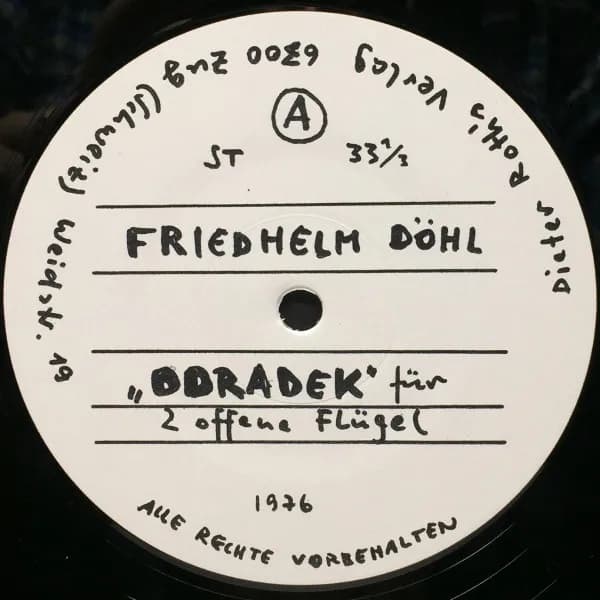 Friedhelm Döhl — Odradek / Black & White