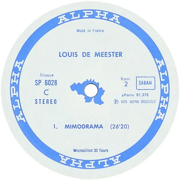 Harry Sparnaay / Lucien Goethals / Louis De Meester — Harry Sparnaay / Lucien Goethals / Louis De Meester