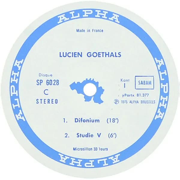 Harry Sparnaay / Lucien Goethals / Louis De Meester — Harry Sparnaay / Lucien Goethals / Louis De Meester
