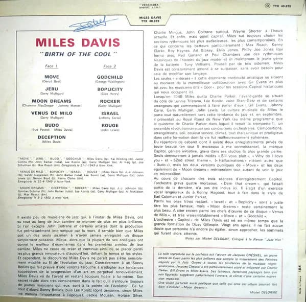 Miles Davis — Birth Of The Cool