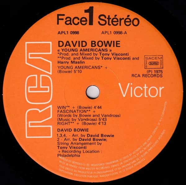 David Bowie — Young Americans