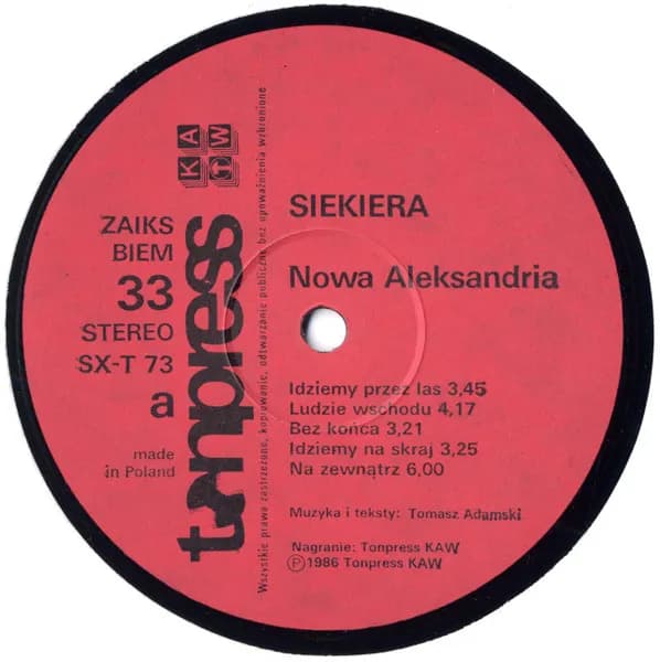 Siekiera — Nowa Aleksandria