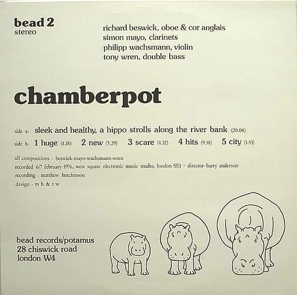 Richard Beswick, Simon Mayo, Philipp Wachsmann, Tony Wren — Chamberpot