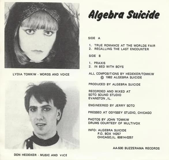 Algebra Suicide — True Romance At The Worlds Fair