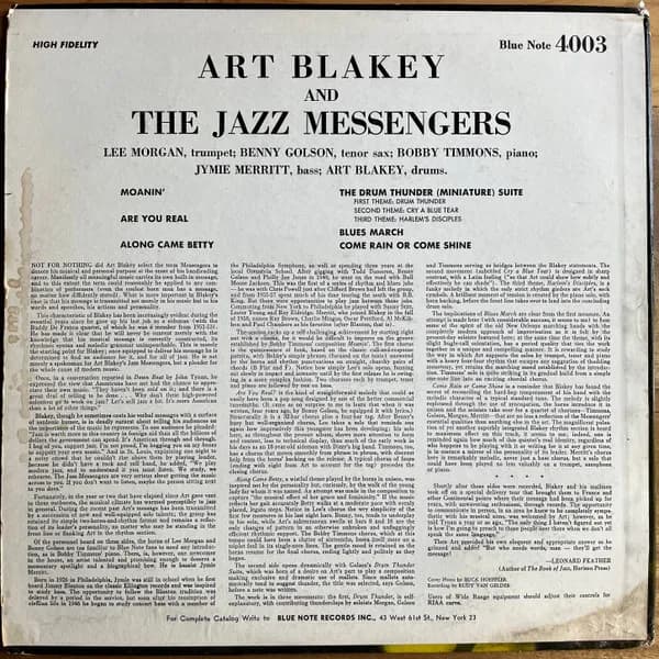Art Blakey & The Jazz Messengers — Art Blakey And The Jazz Messengers