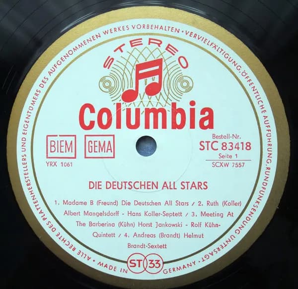 Various — Die Deutschen All Stars