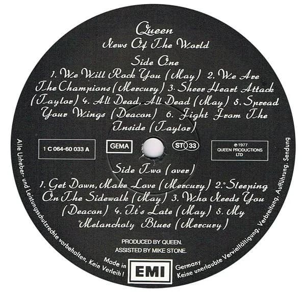 Queen — News Of The World