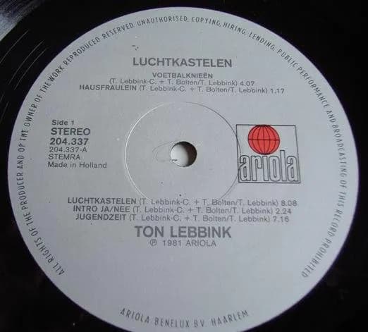 Ton Lebbink — Luchtkastelen