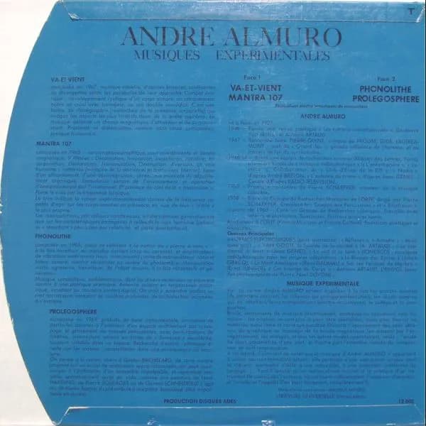 André Almuro — Musiques Expérimentales