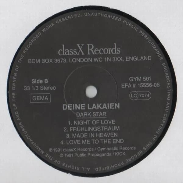 Deine Lakaien — Dark Star