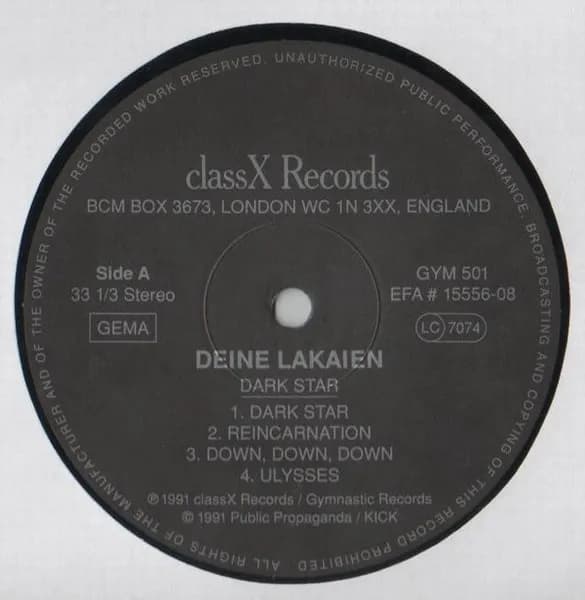 Deine Lakaien — Dark Star