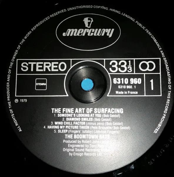 The Boomtown Rats — The Fine Art Of Surfacing