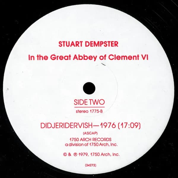 Stuart Dempster — In The Great Abbey Of Clement VI