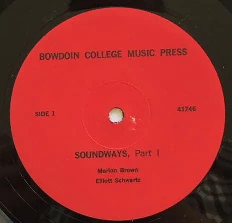 Marion Brown, Elliott Schwartz — Soundways