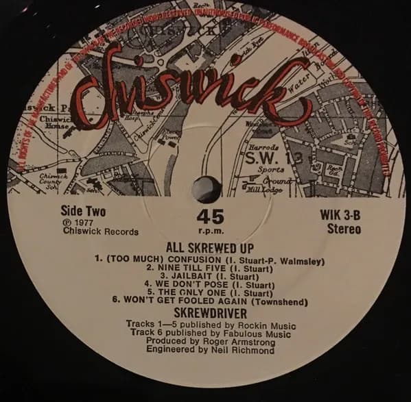 Skrewdriver — All Skrewed Up