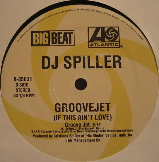 Spiller — Groovejet (If This Ain't Love)