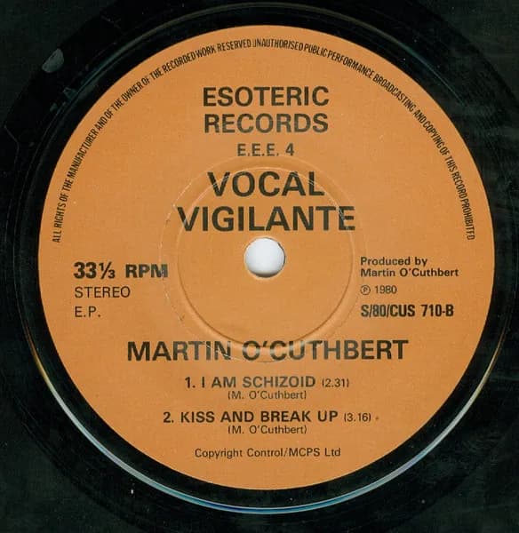 Martin O'Cuthbert — Vocal Vigilante