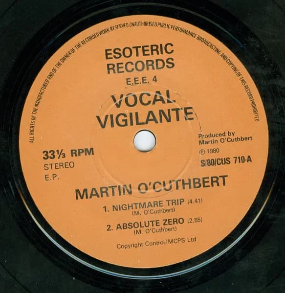 Martin O'Cuthbert — Vocal Vigilante