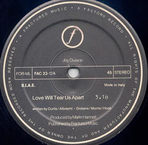 Joy Division — Love Will Tear Us Apart