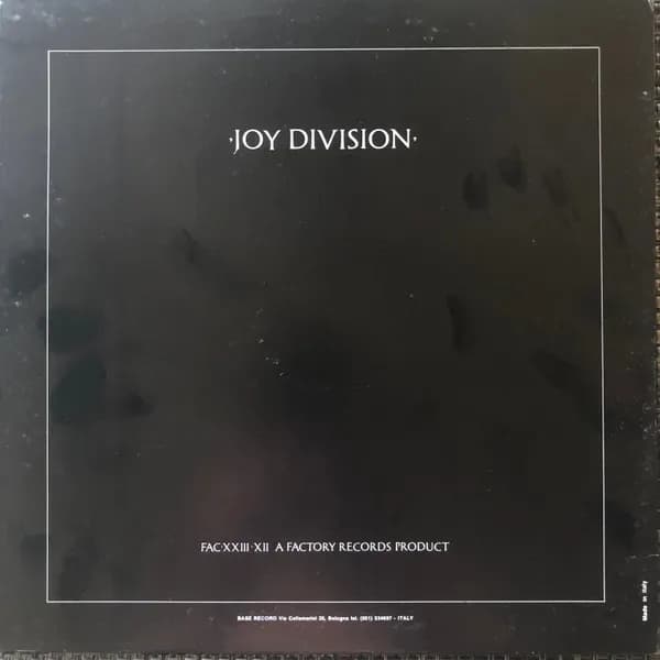 Joy Division — Love Will Tear Us Apart