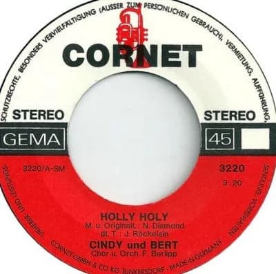 Cindy & Bert — Holly Holy / Der Hund Von Baskerville