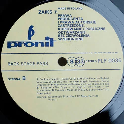 Various — Back-Stage Pass