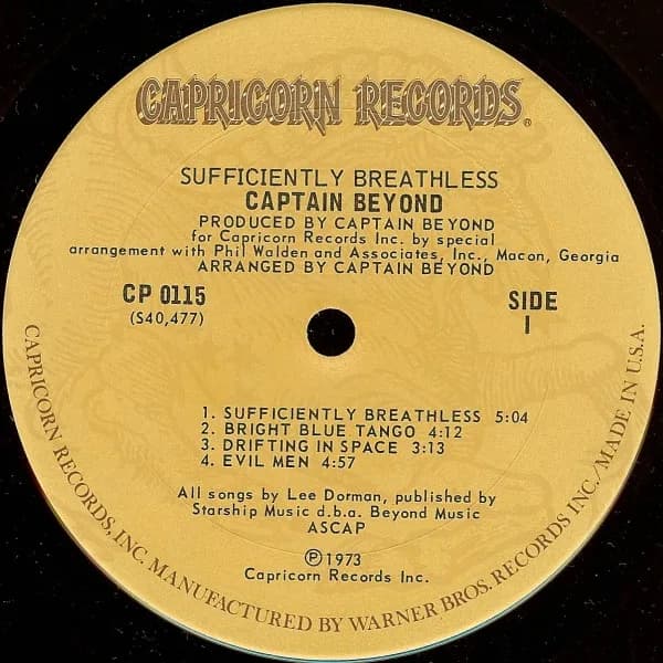 Captain Beyond — Sufficiently Breathless