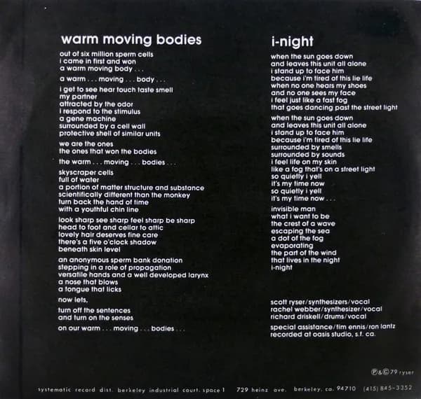 Units — Warm Moving Bodies