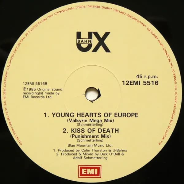 U-BahnX — Young Hearts Of Europe