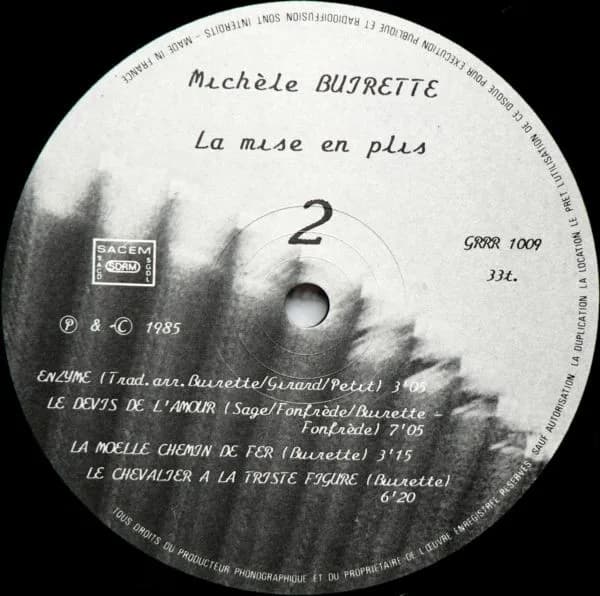 Michèle Buirette — La Mise En Plis