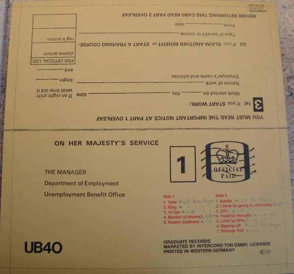 UB40 — Signing Off