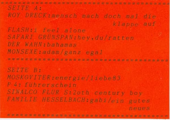 Various — Jung&Wild - Das Festival/Live 26.3.83