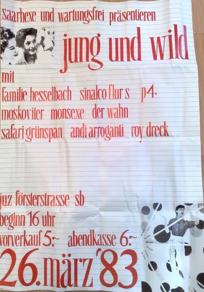 Various — Jung&Wild - Das Festival/Live 26.3.83