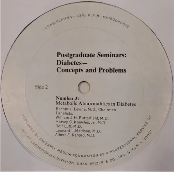 Rachmiel Levine, M.D., William Butterfield, M.D., Harvey C. Knowles, M.D., Rolf Luft, M.D., Leonard L. Madison, M.D., Albert E. Renold, M.D. — Metabolic Abnormalities In Diabetes