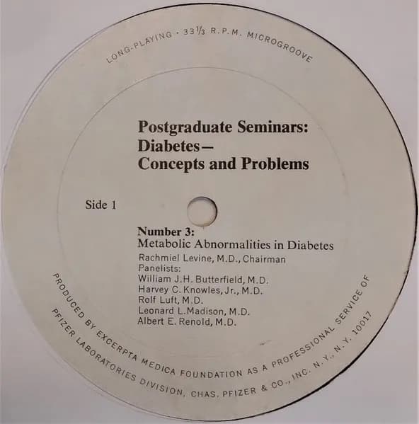 Rachmiel Levine, M.D., William Butterfield, M.D., Harvey C. Knowles, M.D., Rolf Luft, M.D., Leonard L. Madison, M.D., Albert E. Renold, M.D. — Metabolic Abnormalities In Diabetes