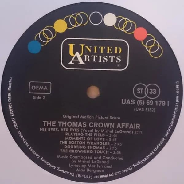 Michel Legrand — The Thomas Crown Affair (Original Motion Picture Score)
