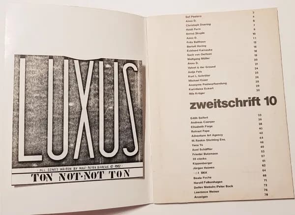 Luxus (12) — Ton Not . Not Ton