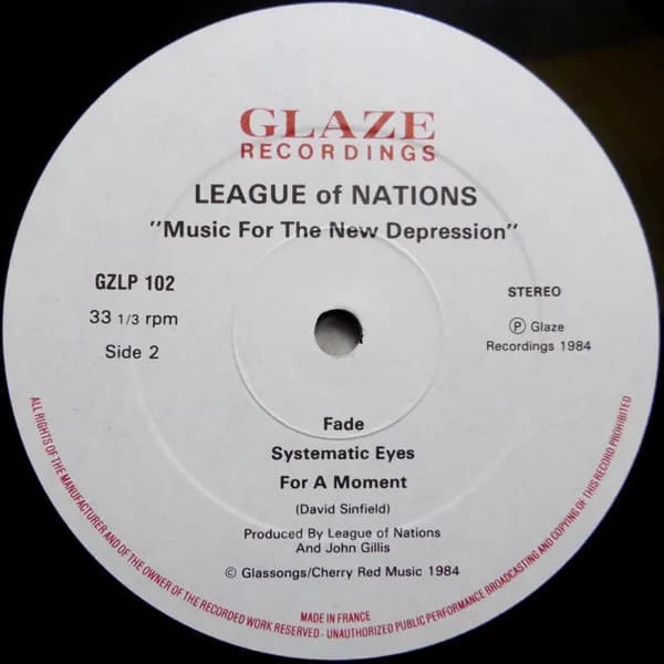 League Of Nations (3) — Music For The New Depression