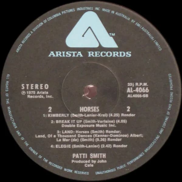 Patti Smith — Horses