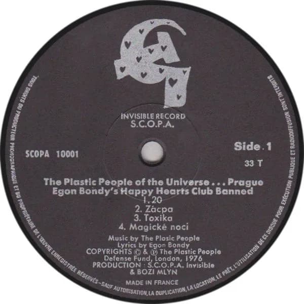 The Plastic People Of The Universe — Egon Bondy's Happy Hearts Club Banned