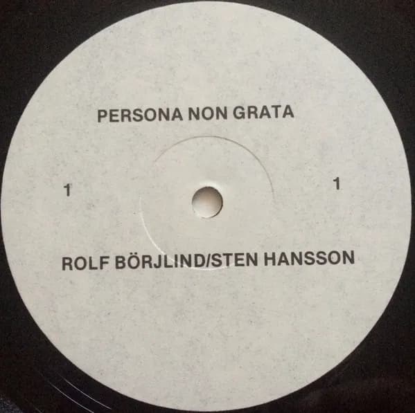 Rolf Börjlind / Sten Hanson — Persona Non Grata