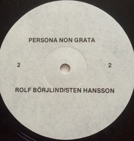 Rolf Börjlind / Sten Hanson — Persona Non Grata