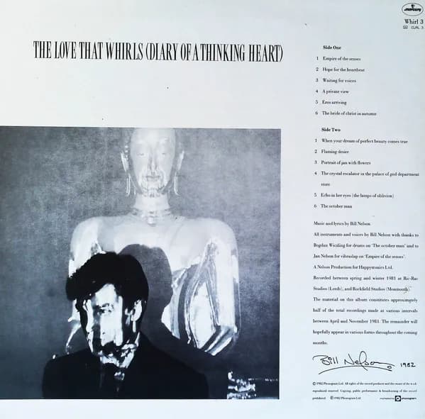 Bill Nelson — The Love That Whirls (Diary Of A Thinking Heart) / La Belle Et La Bête (Beauty And The Beast)