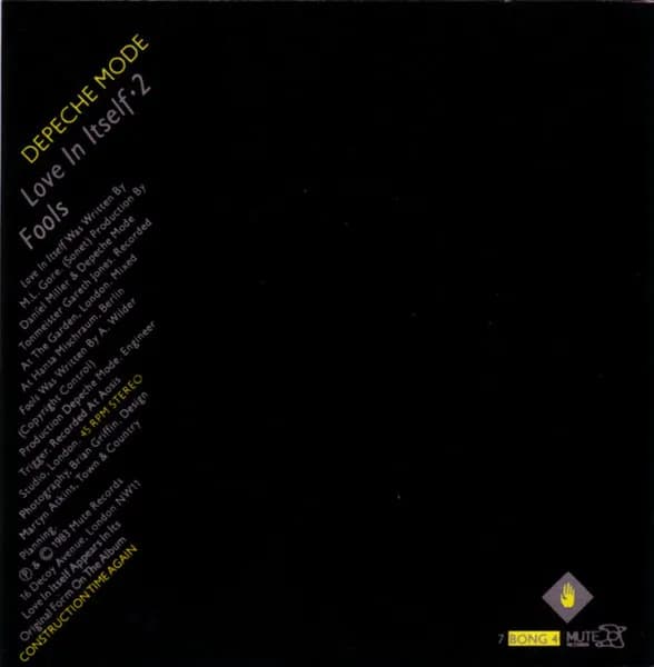 Depeche Mode — Love In Itself · 2