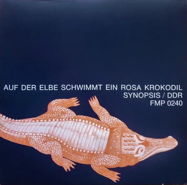 Auf Der Elbe Schwimmt Ein Rosa Krokodil